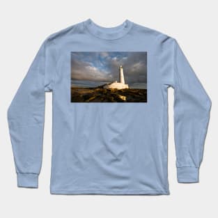 St Mary's Island reflected (2) Long Sleeve T-Shirt